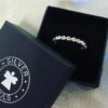 Kulring med text 3mm