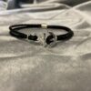 Läderband med ankare i silver - Bild 5